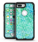 Green and Blue Wtaercolor Fractal Pattern - iPhone 7 Plus/8 Plus OtterBox Case & Skin Kits
