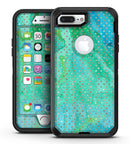 Green and Gold Watercolor Polka Dots - iPhone 7 Plus/8 Plus OtterBox Case & Skin Kits
