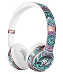 Green and Pink Circle Mandala v9 Full-Body Skin Kit for the Beats by Dre Solo 3 Wireless Headphones