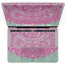 MacBook Pro with Touch Bar Skin Kit - Green_and_Pink_Tribal_v3-MacBook_13_Touch_V4.jpg?