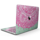 MacBook Pro with Touch Bar Skin Kit - Green_and_Pink_Tribal_v3-MacBook_13_Touch_V9.jpg?