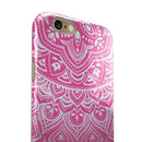 Green and Pink Tribal v3 iPhone 6/6s or 6/6s Plus 2-Piece Hybrid INK-Fuzed Case
