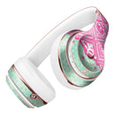 Green and Pink Tribal v3 Full-Body Skin Kit for the Beats by Dre Solo 3 Wireless Headphones