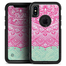 Green and Pink Tribal v3 - Skin Kit for the iPhone OtterBox Cases
