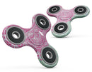Green and Pink Tribal v3 Full-Body Fidget Spinner Skin-Kit
