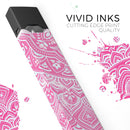 Green and Pink Tribal v3 - Premium Decal Protective Skin-Wrap Sticker compatible with the Juul Labs vaping device