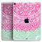 Green and Pink Tribal v3 - Full Body Skin Decal for the Apple iPad Pro 12.9", 11", 10.5", 9.7", Air or Mini (All Models Available)