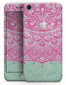 Green and Pink Tribal v3 - Skin-kit for the iPhone 8 or 8 Plus