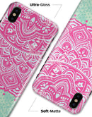 Green and Pink Tribal v3 - iPhone X Clipit Case