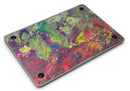 Green and Red Wet Oil Paint Canvas - MacBook Air Skin Kit