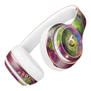 Green and Red Wet Oil Paint Canvas Full-Body Skin Kit for the Beats by Dre Solo 3 Wireless Headphones