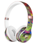 Green and Red Wet Oil Paint Canvas Full-Body Skin Kit for the Beats by Dre Solo 3 Wireless Headphones