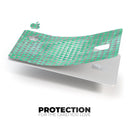 Green and Silver Watercolor Triangle Pattern - Premium Protective Decal Skin-Kit for the Apple Credit Card