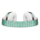 Green and Silver Watercolor Triangle Pattern Full-Body Skin Kit for the Beats by Dre Solo 3 Wireless Headphones