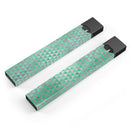 Green and Silver Watercolor Triangle Pattern - Premium Decal Protective Skin-Wrap Sticker compatible with the Juul Labs vaping device