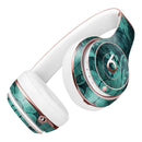 Green and Teal Floral Velvet v2 Full-Body Skin Kit for the Beats by Dre Solo 3 Wireless Headphones