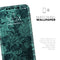 Green and Teal Floral Velvet v3 - Skin-Kit compatible with the Apple iPhone 13, 13 Pro Max, 13 Mini, 13 Pro, iPhone 12, iPhone 11 (All iPhones Available)