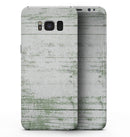 Green and White Chipped Woodgrain - Samsung Galaxy S8 Full-Body Skin Kit