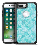 Green and White Watercolor Hearts Pattern - iPhone 7 Plus/8 Plus OtterBox Case & Skin Kits
