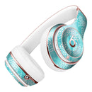 Green and White Watercolor Hearts Pattern Full-Body Skin Kit for the Beats by Dre Solo 3 Wireless Headphones