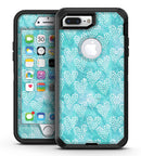 Green and White Watercolor Hearts Pattern - iPhone 7 Plus/8 Plus OtterBox Case & Skin Kits