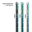 Green and White Watercolor Polka Dots iPhone 6/6s or 6/6s Plus 2-Piece Hybrid INK-Fuzed Case