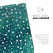Green and White Watercolor Polka Dots - Full Body Skin Decal for the Apple iPad Pro 12.9", 11", 10.5", 9.7", Air or Mini (All Models Available)