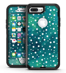 Green and White Watercolor Polka Dots - iPhone 7 Plus/8 Plus OtterBox Case & Skin Kits