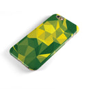 Green and Yellow Geometric Shapes iPhone 6/6s or 6/6s Plus 2-Piece Hybrid INK-Fuzed Case