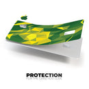 Green and Yellow Geometric Shapes - Premium Protective Decal Skin-Kit for the Apple Credit Card