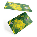 Green and Yellow Geometric Shapes - Premium Protective Decal Skin-Kit for the Apple Credit Card
