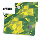 Green and Yellow Geometric Shapes - Premium Protective Decal Skin-Kit for the Apple Credit Card