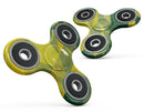 Green and Yellow Geometric Shapes Full-Body Fidget Spinner Skin-Kit
