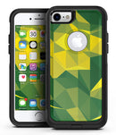 Green and Yellow Geometric Shapes - iPhone 7 or 7 Plus Commuter Case Skin Kit