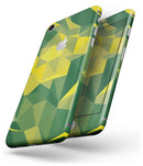 Green and Yellow Geometric Shapes - Skin-kit for the iPhone 8 or 8 Plus