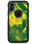 Green and Yellow Geometric Shapes - iPhone X OtterBox Case & Skin Kits