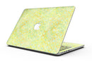 Green and Yellow Watercolor Helix Pattern - MacBook Pro with Retina Display Full-Coverage Skin Kit