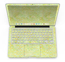 Green and Yellow Watercolor Helix Pattern - MacBook Pro with Retina Display Full-Coverage Skin Kit
