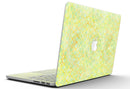 Green and Yellow Watercolor Helix Pattern - MacBook Pro with Retina Display Full-Coverage Skin Kit
