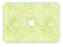 Green and Yellow Watercolor Helix Pattern - MacBook Pro with Retina Display Full-Coverage Skin Kit