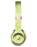 Green and Yellow Watercolor Helix Pattern Full-Body Skin Kit for the Beats by Dre Solo 3 Wireless Headphones