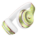 Green and Yellow Watercolor Helix Pattern Full-Body Skin Kit for the Beats by Dre Solo 3 Wireless Headphones