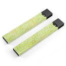 Green and Yellow Watercolor Helix Pattern - Premium Decal Protective Skin-Wrap Sticker compatible with the Juul Labs vaping device