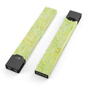 Green and Yellow Watercolor Helix Pattern - Premium Decal Protective Skin-Wrap Sticker compatible with the Juul Labs vaping device