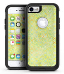 Green and Yellow Watercolor Helix Pattern - iPhone 7 or 8 OtterBox Case & Skin Kits