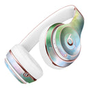 Green to Pink Absorbed Watercolor Texture Full-Body Skin Kit for the Beats by Dre Solo 3 Wireless Headphones