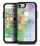 Green to Pink Absorbed Watercolor Texture - iPhone 7 or 8 OtterBox Case & Skin Kits