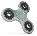 Greenish Watercolor Strokes Full-Body Fidget Spinner Skin-Kit