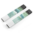 Greenish Watercolor Strokes - Premium Decal Protective Skin-Wrap Sticker compatible with the Juul Labs vaping device