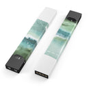 Greenish Watercolor Strokes - Premium Decal Protective Skin-Wrap Sticker compatible with the Juul Labs vaping device
